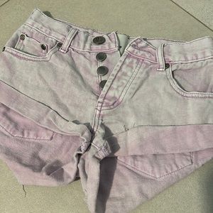 Purple one teaspoon bandit shorts size 22